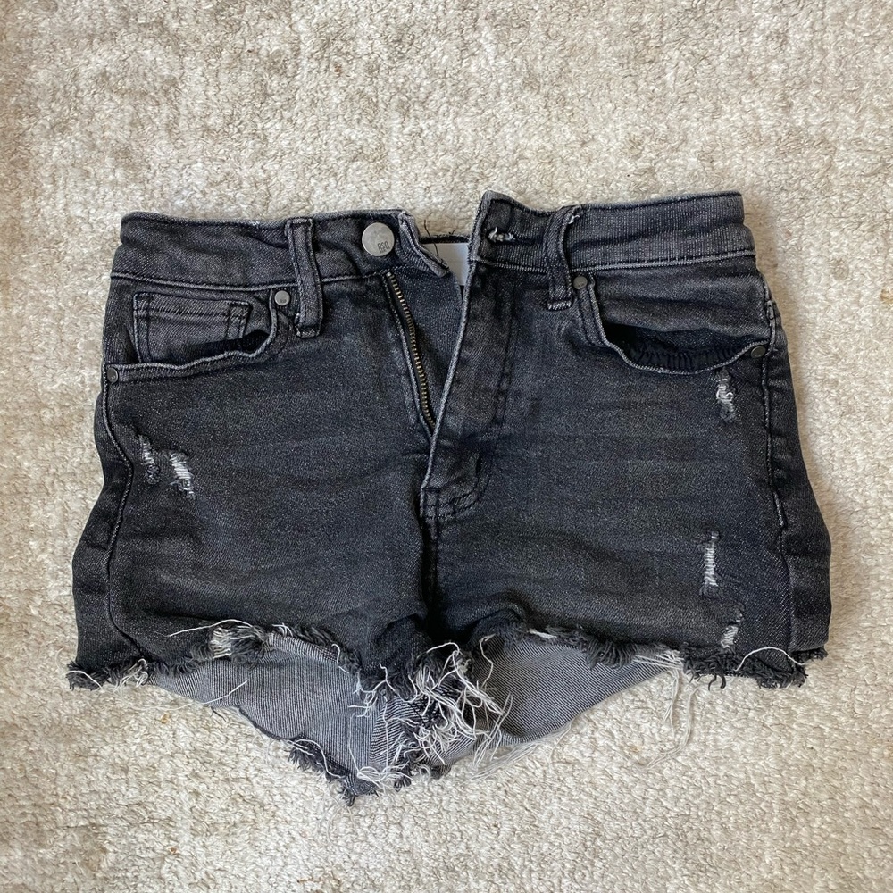 Black jean shorts, women’s size size 24